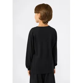 Champion Langarmshirt CHAMPION "SPORTWEAR LONG SLEEVE Standard Fit", Jungen, Gr. XL, nbk, Obermaterial: 100% Baumwolle, Shirts Langarmshirt