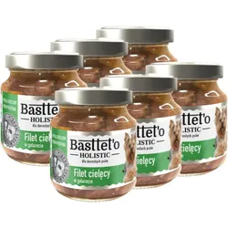 Basttet'o Holistic Kalbsfilet in Galette für Hunde 6x130g