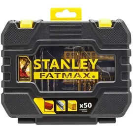 Stanley 50-teiliges Bohrer- und Schrauberbit-Set Gelb