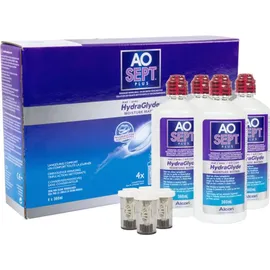 Alcon AOSept Plus HydraGlyde Peroxid-Lösung 4 x 360 ml