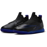 Nike Jr. Zoom Vapor 15 Academy Ic Fußballschuh, Black Chrome Hyper royal 36.5