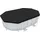 BESTWAY PVC-Abdeckplane 305 x 184 cm, schwarz, oval