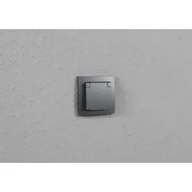 McPower Schutzkontakt-Steckdose McPower ''Flair'', 250V~/16A, UP, IP44, anthrazit
