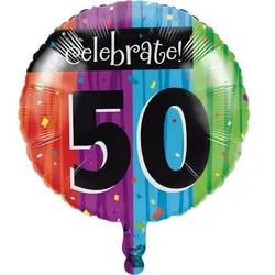 50. Geburtstag `Celebrate` Folienballon