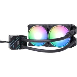 Alphacool Eisbaer Pro Aurora 240 CPU Komplett-Wasserkühlung, D-RGB, CPU Wasserkühler, Schwarz