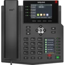 GEQUDIO IP Telefon GX5+ mit Netzteil & Fritzbox, Telekom kompatibel