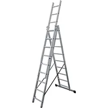 EDM Aluminium Trittleiter 9 Stufen