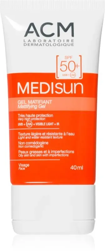 ACM Medisun schützende, mattierende Gesichtscreme SPF 50+ 40 ml