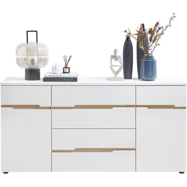 Innostyle Sitzbank Memphis Weiß 130 x 49 x 40 cm
