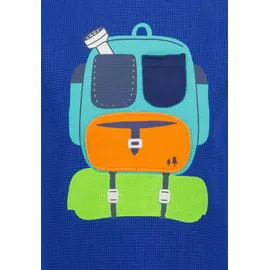 blue seven Langarmshirt BLUE SEVEN "Blue Seven Langarmshirt", Jungen, Gr. 104, 5600, ultramarin, 100% Baumwolle, normal, Rundhals, Shirts Langarmshirt