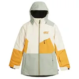 PICTURE ORGANIC Kamelya Jr - Skijacke - Mädchen - White/Green/Orange - 10 Y