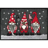 Wash+Dry Winterzwerge 40 x 60 cm grau