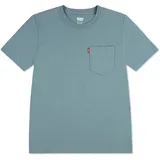 Levi's Jungen Grau T-Shirt Mit Tasche Und Sunset-Print - 12 Jahre