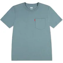 Levi's Jungen Grau T-Shirt Mit Tasche Und Sunset-Print - 12 Jahre