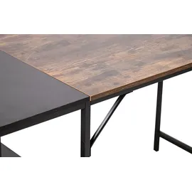 CLP Schreibtisch Ocala schwarz/braun