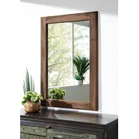 MASSIVMOEBEL24.DE Spiegel Sheesham 100x3x70 smoked cherry gebeizt TORONTO 137