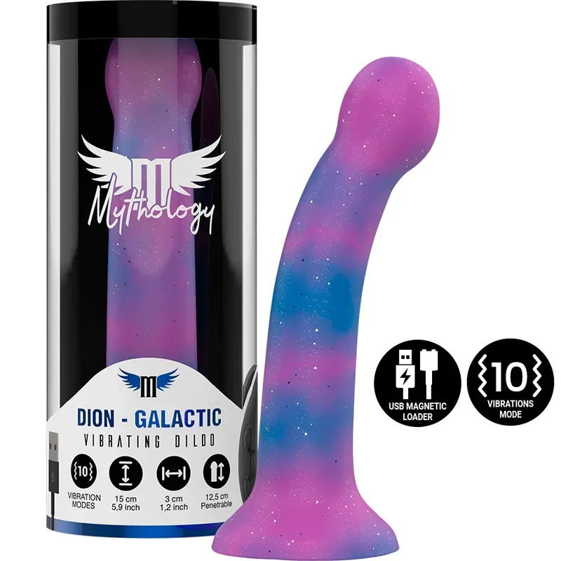 MYTHOLOGY - Dion Galactic Dildo S Vibrator, kompatibel mit WatchMe Wireless Technology
