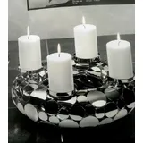 Adventskranz STYLE Edelstahl Modern Design 50 cm Kaheku