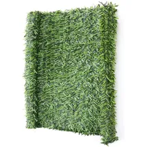 MCW Sichtschutzhecke 300 x 150 cm Grün Kunststoff