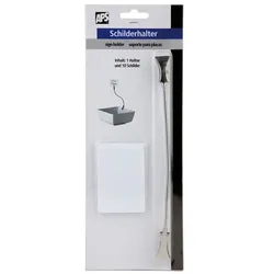 APS Schilderhalter/Kartenhalter/Tischkartenhalter -FLEXIBEL-Länge: 12 cm