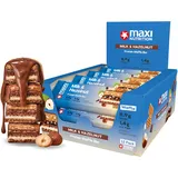 MaxiNutrition Milk & Hazelnut Protein Waffle Bar, 22% Eiweiß, 175 kcal, (12 x 40g), Ohne Zuckerzusatz