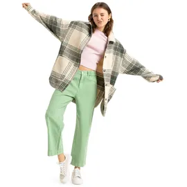 Roxy Check Me Now Jacke - Agave Green Olan Plaid - S