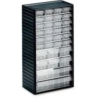 TRESTON Kleinteilemagazin Kunststoff 31 x 55 x 18 cm grau 32 Schubladen