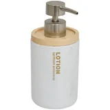 5five simply smart Seifenspender 270ml lea weiß - polyresin - 5 five simply smart