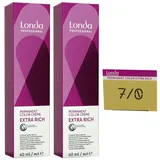 Londa Professional Permanent Color Creme 7/0 mittelblond 60 ml