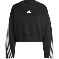 Adidas Future Icons 3-Streifen Sweatshirt Damen Black L