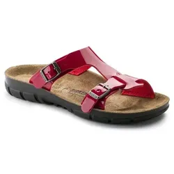 Damen-Pantolette Sofia, BirkoFlor, schmal, Tango Rot, Größe 40 - rot - 40