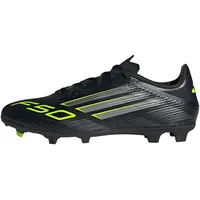 adidas F50 League MG/FG Herren Core Black/Iron Metallic/Lucid Lemon 48