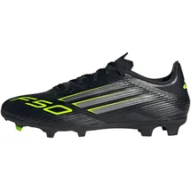 adidas F50 League MG/FG Herren Core Black/Iron Metallic/Lucid Lemon 48