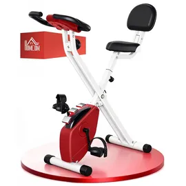 Homcom Fahrradtrainer mit Magnetwiderstand rot/weiß