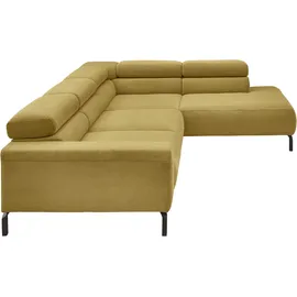 Home Affaire Ecksofa Antonelli Feincord 2-Sitzer Pistachio