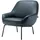 creation by rolf benz Sessel CR.482 Kaltschaum 76 x 83 x 83 cm Blau mit tollem Sitzkomfort