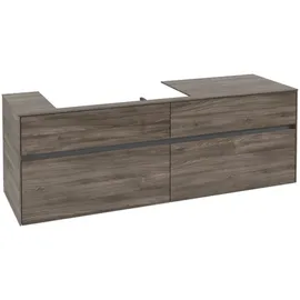 Villeroy & Boch Collaro Waschbeckenunterschrank C02600RK 160 x 55 cm Stone Oak