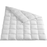 Traumschlaf Daunendecke Diamant medium, Füllung: 100% Gänsedaunen 155x220 cm - Weiß