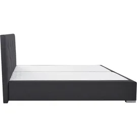 Home Affaire Boxbett HOME AFFAIRE "Tynan", grau (anthrazit), B:154cm L:210cm, Komplettbetten, Boxspringbett, wahlweise mit Bettkasten, in H2, H3 & H4 erhältilich