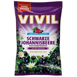 vivil® Schwarze Johannisbeere Hustenbonbons 5 x 120 g