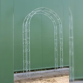 DanDiBo Ambiente Rosenbogen 140 x 0 x 0 cm Silber