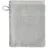 Waschhandschuh 16 x 21 cm silber