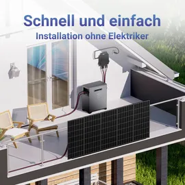 xoro solar SPS 2155 Balkonkraftwerkspeicher 2 kWh
