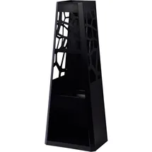 Dobar Gartenkamin Ø 124 cm Schwarz