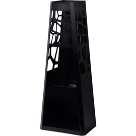 Dobar Gartenkamin Ø 124 cm Schwarz