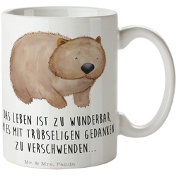 Mr. & Mrs. Panda Tasse Wombat – Weiß – Geschenk, Porzellantasse, Tiermotive, Kaffeetasse, Mo, Keramik weiß