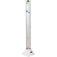 GLOBO LED Wassersäule, Kunststoff klar, 5x Deko-Fische, H 120