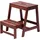 Dobar Multifunktions-Hocker Massivholz 38 x 45 x 53 cm Braun