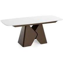 WFL GROUP Vanta 180 x 90 x 76 cm ausziehbar weiß