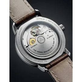 Zeppelin 8567-2 Unisex Friedrichshafen Open Heart Automatik 36mm 5ATM